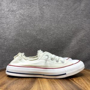 Converse Chuck Taylor Shoreline Sneaker Women's Sz 6 White Canvas Low Top Shoe